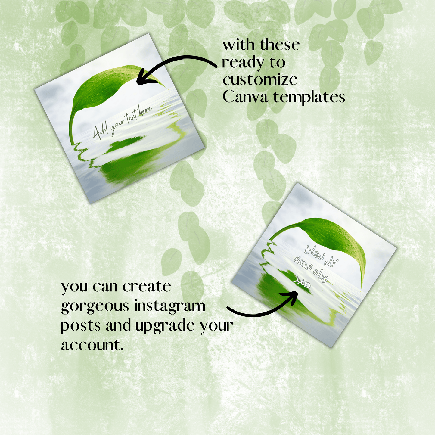 25 IG Post Templates Botanical theme