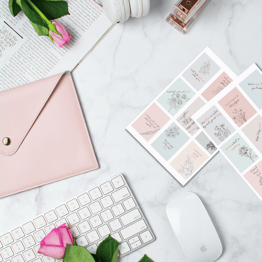 Pastel SelfCare Cards | بطاقات العناية الذاتية باستيل