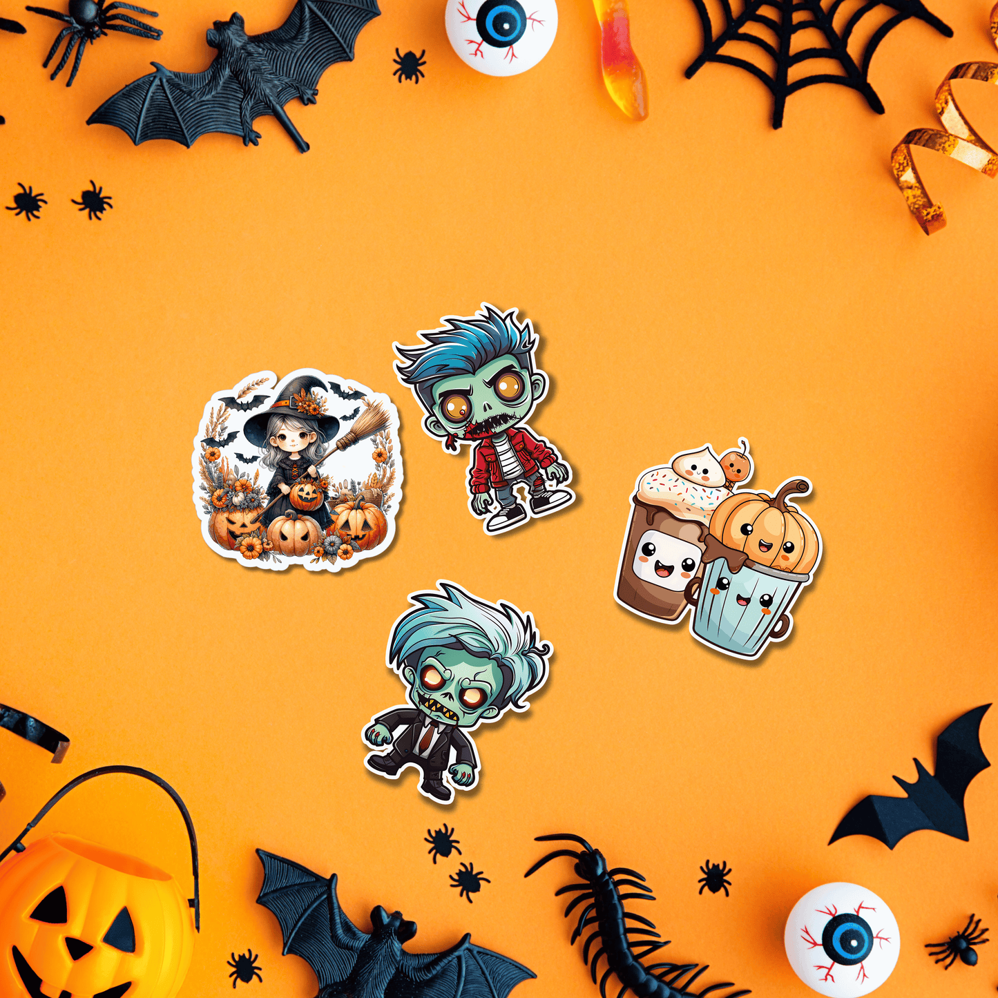 Halloween Stickers Pack 1  باقة ملصقات الهالوين