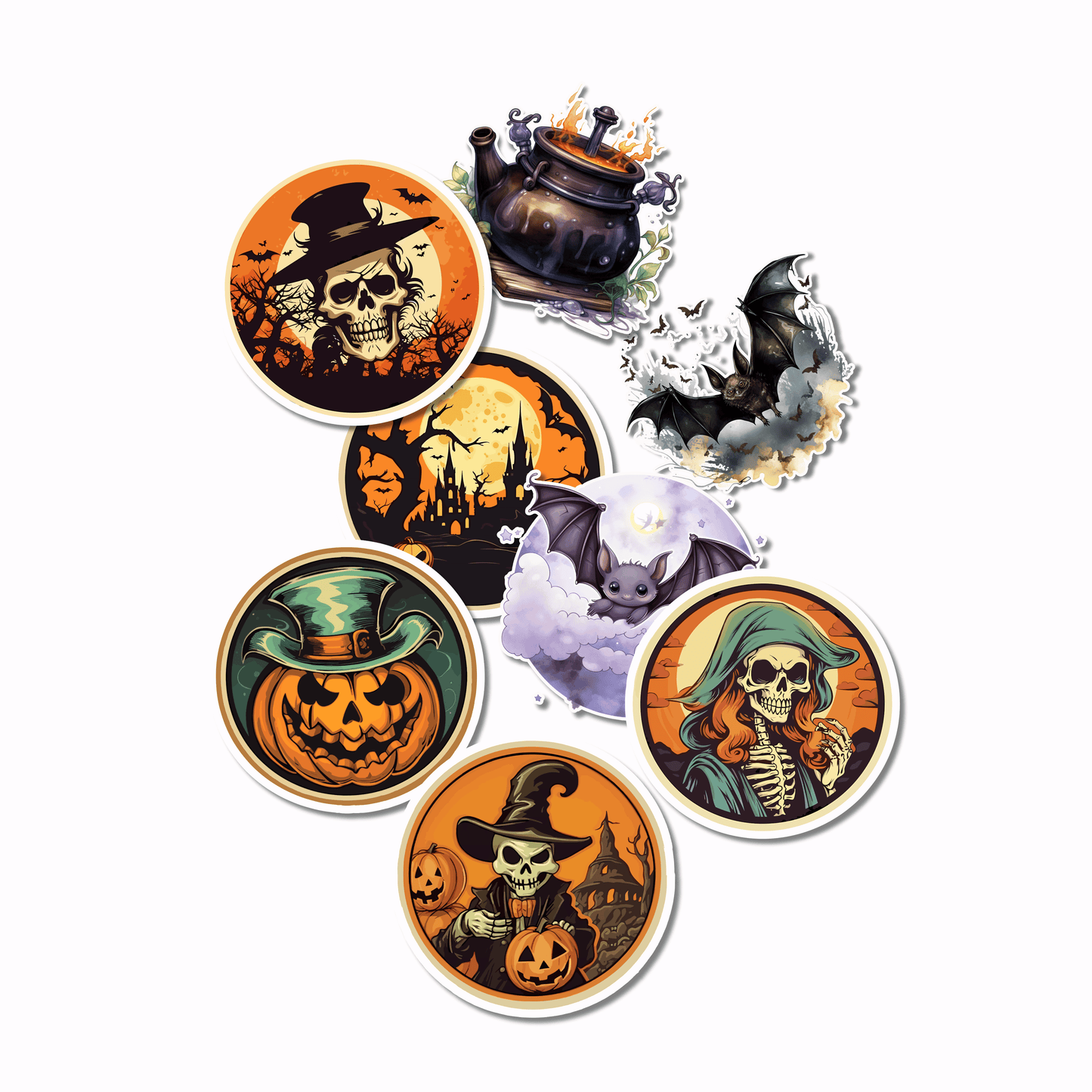 Halloween Stickers Pack 2 باقة ملصقات الهالوين