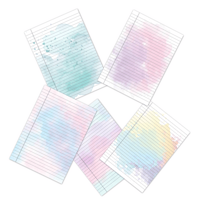 Watercolor note book pages -  صفحات دفتر الوان مائية