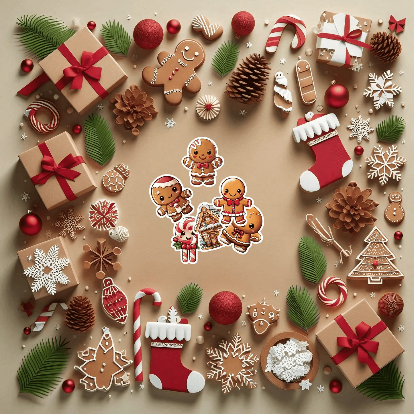 Christmas Stickers Pack 2 باقة ملصقات عيد الميلاد
