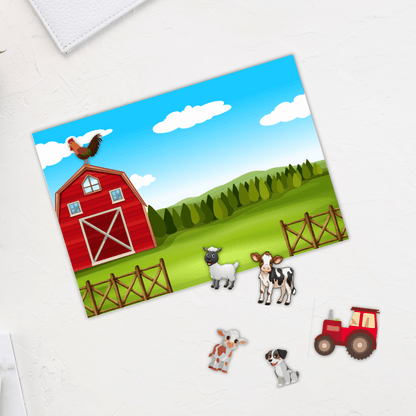 cut and paste farm animals قص ولصق حيوانات المزرعة
